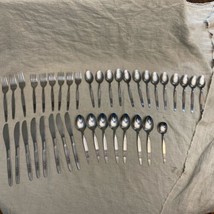 Pierre Cutlery 38 Piece Stainless Steel Korea Flatware Vintage - $23.05