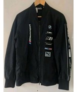 Puma BMW Motorsport M8 GT Jacket Mens Small Black Track Full Zip WW - $37.88 CAD