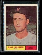 Vintage 1961 Topps Baseball Trading Card #326 Dave Hillman Boston Red Sox - $9.89