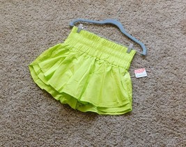 Free People Way Home Skort, size M, limelight color, NWT - £31.26 GBP