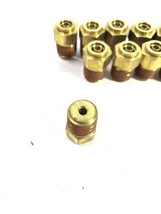 QTY-12 Push In Easy Connect P-T-C Brass Air Brake DOT 1/4 OD Tube x 1/4 ... - $49.00