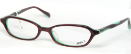 Vintage AXEL S.AX886 25 Wine Red Burgundy / Mint Green Glasses 51-17-140 Germ... - £39.00 GBP