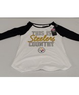 NWT This is Pittsburgh Steelers Country T-Shirt Justice Girls Size 8 - £27.75 GBP