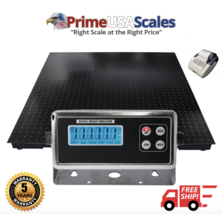 Prime PS-916 48&quot;x48&quot; Floor Scale 5,000 lb x 1lb &amp; Printer with 5 YR Warranty - £667.68 GBP