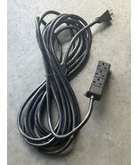 220V 240V AC Power Tri Tap 25&#39; Extension Cord 3 outlet 14 AWG 15A Black - $34.99