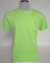 Polo Ralph Lauren Green Short Sleeve Cotton Tee T Shirt Men&#39;s NWT - £47.81 GBP