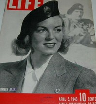 Vintage Life Magazine April 5 1943 Coca Cola WWII Montgomery Beret Beautiful - £24.04 GBP