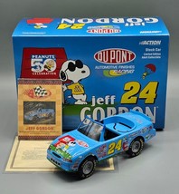 Jeff Gordon &quot;PEANUTS&quot; 50th Celebration Dupont Diecast Pedal Car Stock Ca... - $37.39