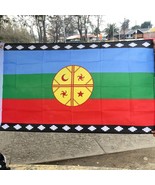 Indigenous flag - Chilean Mapuche collectible flag, the Wenufoye - $26.17