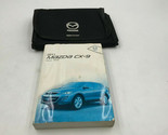 2011 Mazda CX-9 CX9 Owners Manual Handbook Set with Case OEM I01B50008 - $40.49