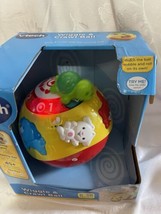 VTech Wiggle and Crawl Ball Toy 45 songs & melodies Flashing light colors 123 an - $14.80