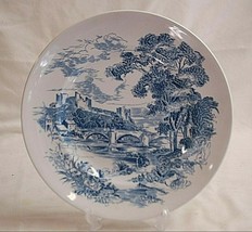 Countryside Blue by Wedgwood 9-3/4&quot; Luncheon Plate Blue English Scenes S... - £15.56 GBP