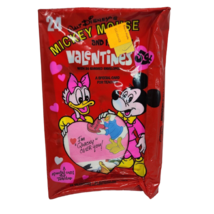 Vintage Fuld 24 Walt Disney Mickey Mouse And Friends Valentines Cards In Package - £31.92 GBP