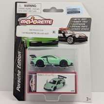 Majorette Porsche 911 GT3 Cup 992 Mint Green Licensed Edition 1:64 Die-C... - $14.24