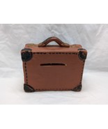 Vintage Plastic Suitcase Piggy Coin Bank 3 1/2&quot; X 1 5/8&quot; X 3 1/4&quot; - $19.79