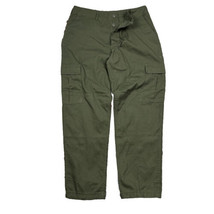 Vintage Combat Trouser Pants Mens Large Long Adjustable Reinforced Green... - $39.59