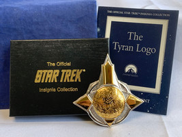 1995 Sterling Silver The Franklin Mint Star Trek The Tyran Logo 26.09g B... - £39.43 GBP