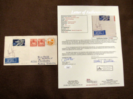 Neil Armstrong Apollo 11 First On The Moon Signed Auto Vintage Cover Jsa Letter - £1,978.02 GBP