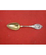 Medallion by George W Welsh Coin Silver Teaspoon Goldwashed New York 185... - $2,146.64 MXN