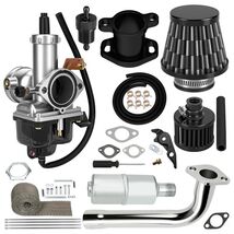 Carburetor Exhaust Muffler Stage 2 Kit For Predator 420cc 301cc GX390 GX... - $106.10