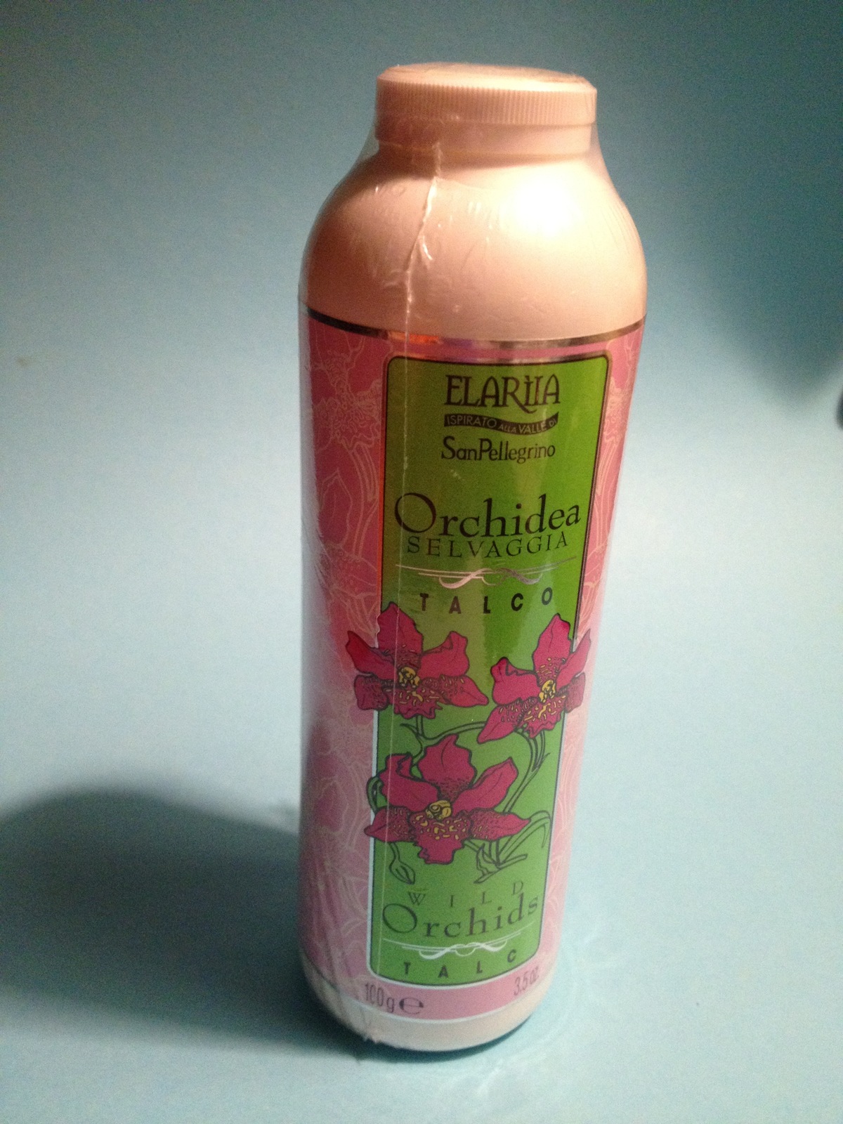 ELARIIA Perlier "Wild Orchids" TALC 3.5 oz - made in Italy - NEW, SEALED  - $15.00