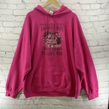 Jerzees Sweatshirt Womens Sz 3XL Humor A-Hole Wife Pink Pullover FLAW - £15.85 GBP