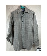 Pendleton 100% Virgin Wool Button Down Shirt Plaid Vintage Mens Size Small - $56.00 CAD