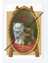 ad0395 - advert for Globe Polish - Kitten / cat - art - postcard - £1.99 GBP
