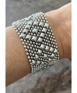 Liquid Metal by SG Silver Mesh Bracelet B9 Stainless Steel Sergio Gutierrez - $262.15