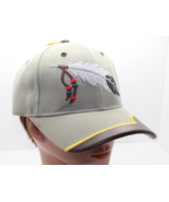 Tan With Embroidery Feather Hat Cap Best Vina One Size Strap Back Adjust... - $456.21 MXN