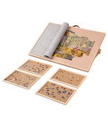 Adjustable Jigsaw Puzzle Board With 4 Sorting Trays &amp; Cover, 6-Tilting-A... - $118.99