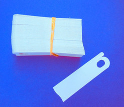 100-200 Push On White Plastic Tags/ Plant Labels - 3 3/4&quot; x 1&quot; - Made in... - £9.38 GBP+