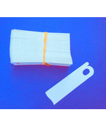 100 to 200 Push On White Plastic Tags,  Plant Labels  3 3/4&quot; x 1&quot;  Made ... - $16.29 CAD+
