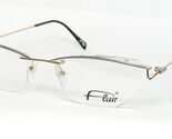 Vintage Flair 106 093 SILVER GOLD UNIQUE EYEGLASSES GLASSES FRAME 50-17-... - $176.58