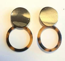 Fashion Bohemia hoop earrings for women or girls vintage leopard print circle  - £5.53 GBP