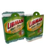 Libman Wet And Dry Microfiber Mop Refill 18.5 x 6.5 Reusable Lot Of 2 New - $17.79