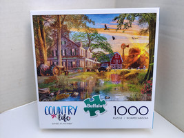 Buffalo Games Country Life Jigsaw Puzzle: Farm Sunset Scene (Brand New) - $24.99