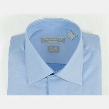 Men's Dress Shirt Christopher Lena 100% Cotton Wrinkle Free C507Wd0f blue image 3