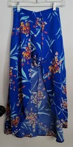 Womens S Love Tree Blue with Floral Print Shorts with Attached Skirt - £14.79 GBP