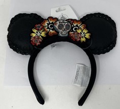 Disney Parks Coco Floral Sugar Skull Minnie Mouse Ears Headband 2023 - NEW - $27.81