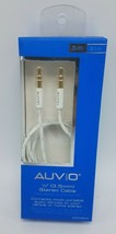AUVIO 1/8&quot; 3.5 Aux Auxiliary Cord Stereo cable Smart Phone Braided line ... - £3.52 GBP