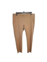 Ralph Lauren Crop Pants Plus Size 18W Khaki Flat Front Pants  - £23.94 GBP