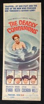 The Deadly Companions Insert Movie Poster 1961 Maureen O&#39;Hara - $127.80