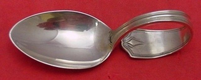 Hepplewhite by Reed and Barton Sterling Silver Baby Spoon Bent Handle Custom - $68.31