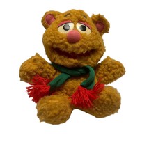 Vintage Baby Fozzie Bear Muppet Babies Brown Plush Stuffed Toy 1987 Henson 7 In - $9.45