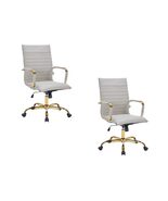 LeisureMod Harris High-Back Task Office Chair - Modern Leather Upholster... - $9,035.10 MXN
