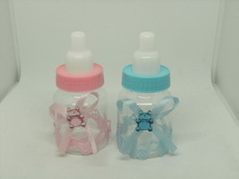 12PCS Party Supply Gift Favor Baby Shower Fillable Bottles Boy Girl Deco... - $16.96