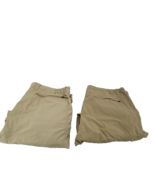 Lot of 2 Ex Officio Pants Men Cargo Khaki  Nylon Blend Zipper Pockets 42... - £33.61 GBP