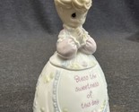 VTG Rare 1994 PRECIOUS MOMENTS Sugar Bowl PORCELAIN Bless Sweetness Of T... - £15.03 GBP