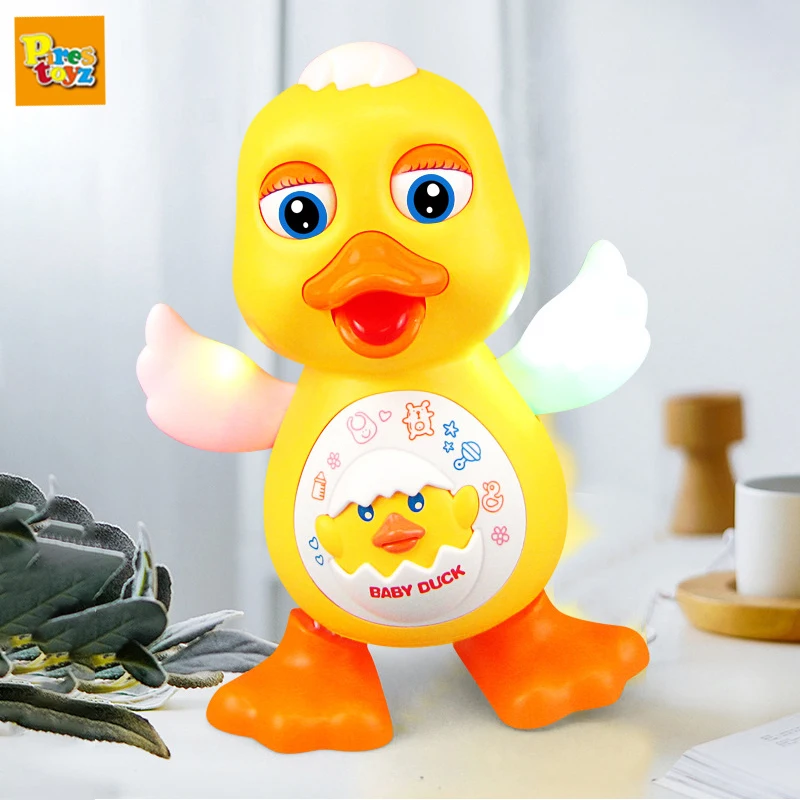 Baby Musical Dancing Duck Doll Pet Robot Toy Interactive Light Up Infant - £18.61 GBP